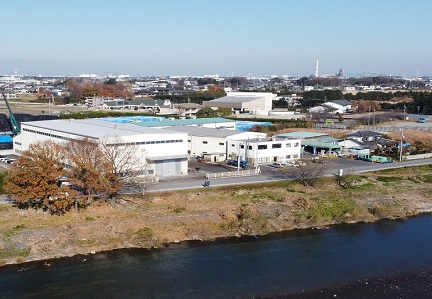 社屋　工場　空撮